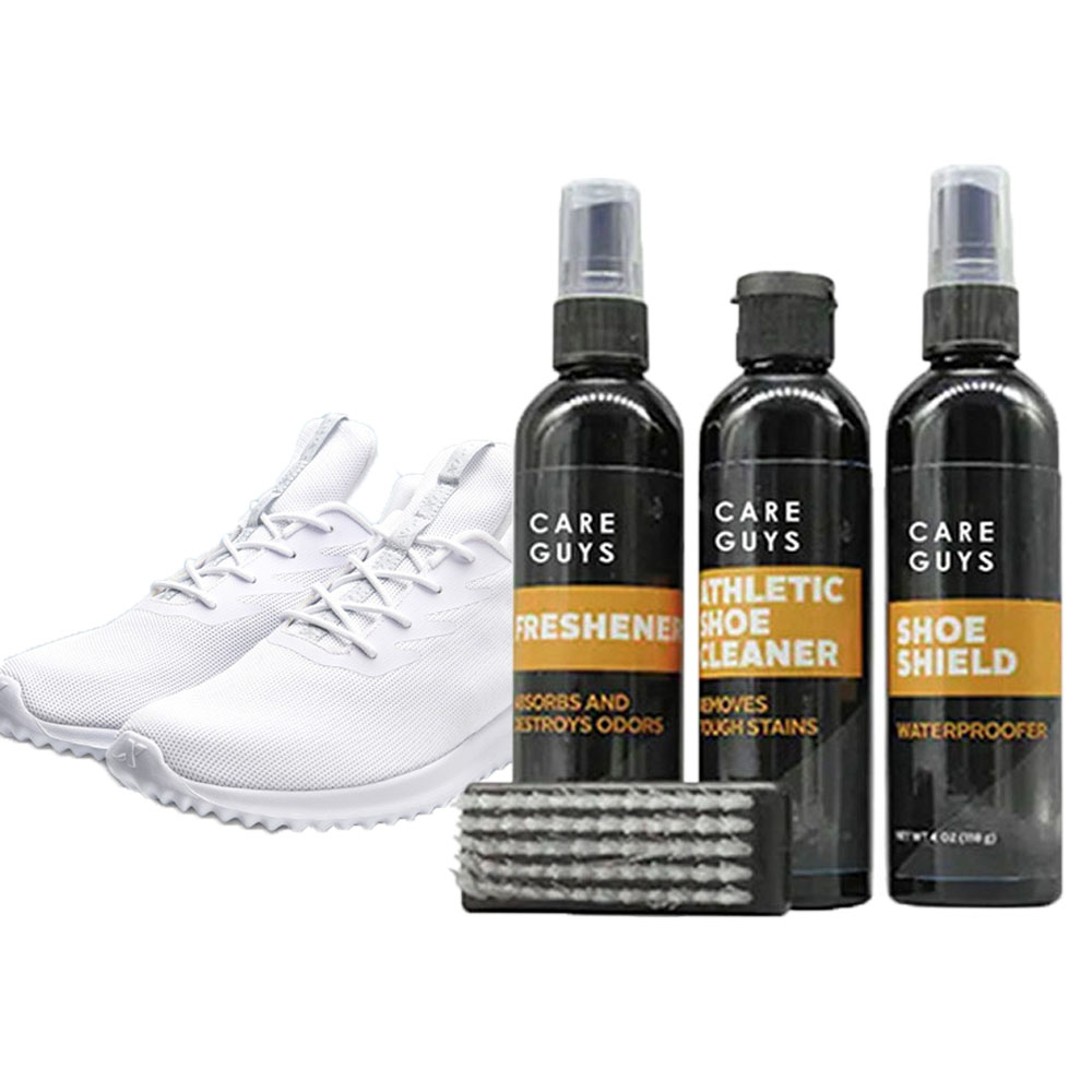 Sneaker Care Cleaning Kit - น้ำยาทำความสะอาดรองเท้า ชุดทำความสะอาดรองเท้าผ้าใบ น้ำยาปรับอากาศรองเท้ากีฬา ฟิล์มกันน้ำ พร้อมแปรงขัดรองเท้า น้ำยาขจัดคราบแบบไม่ต้องล้าง