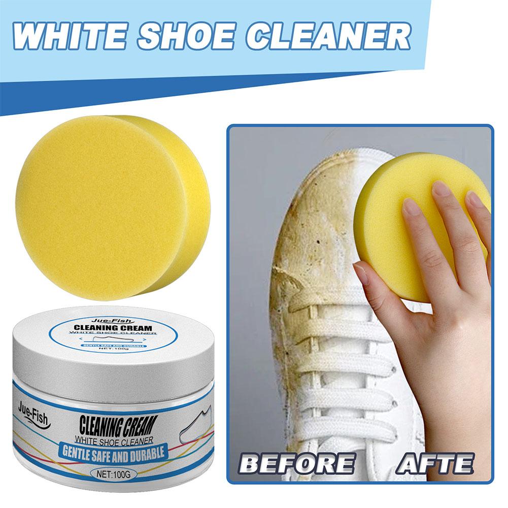 ครีมทําความสะอาดรองเท้าสีขาวคร - Sneaker Care Cleaning Kit บทวิจารณ์และราคา