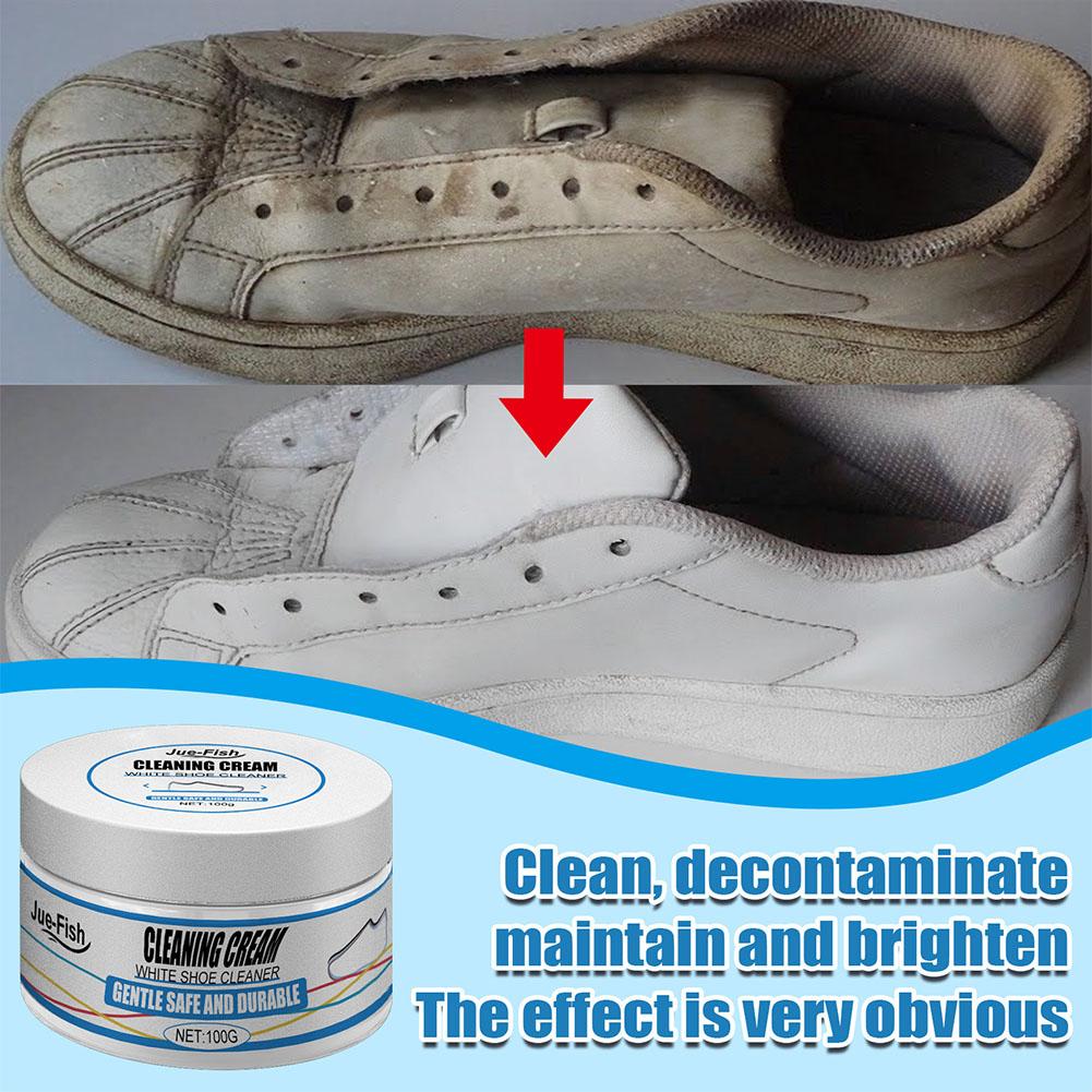 ครีมทําความสะอาดรองเท้าสีขาวคร - Sneaker Care Cleaning Kit บทวิจารณ์และราคา