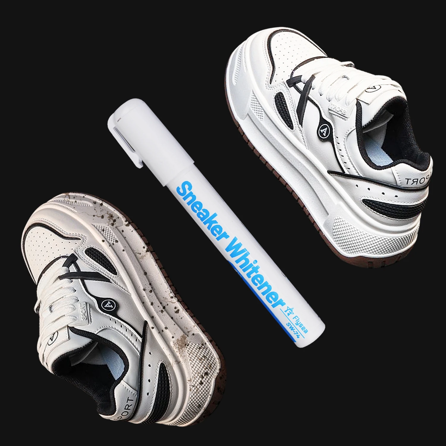 รองเท้าคราบกําจัดรองเท้าผ้าใบก - Sneaker Care Cleaning Kit บทวิจารณ์และราคา