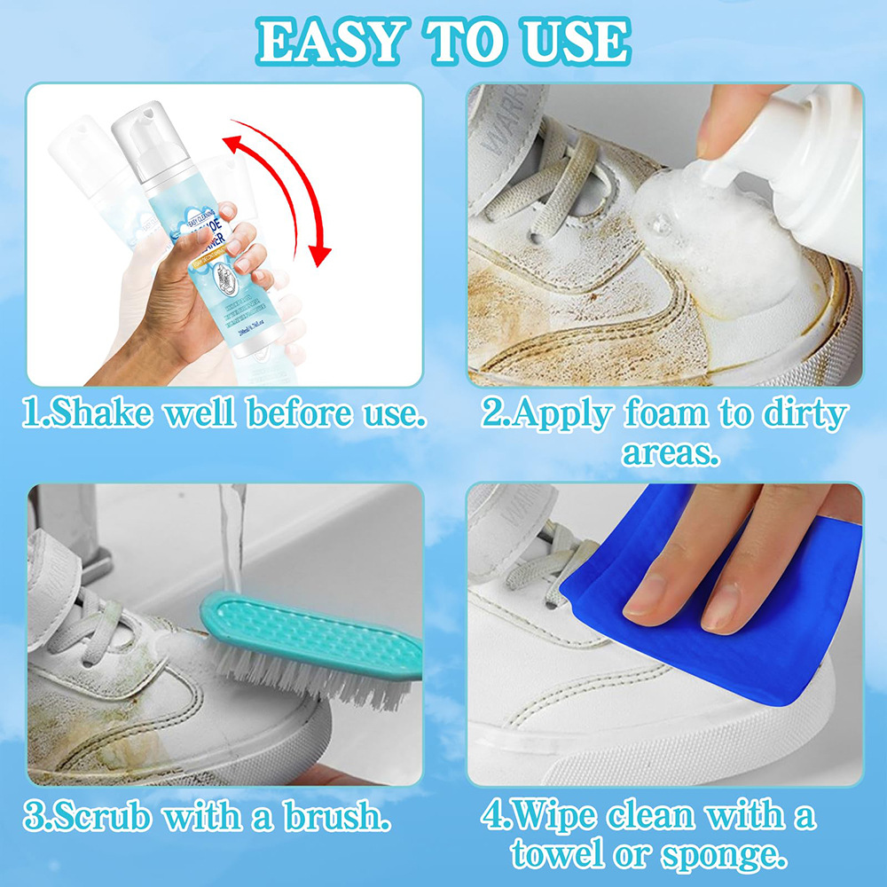 ชุดทำความสะอาดรองเท้า น้ำยาทำค - Sneaker Care Cleaning Kit บทวิจารณ์และราคา